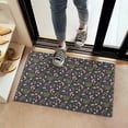 thumbnail image 2 of Black Cartoon Unicorn Plant Pattern Door Rugs,Washable Non Slip Door Mats Indoor,Decorative Door Mats,Entry Mat Indoor for Entrance,Bedroom,Kitchen,Bathroom,16"x24", 2 of 6