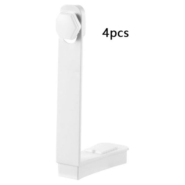 Bed Sheet Clips Antislip Bed Cover Holders Sturdy Bedclothes Fixing Clips for Home, L, White, Long