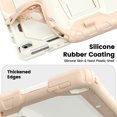 thumbnail image 6 of XYX for iPad 9th/8th/7th Generation 10.2 inch Case, 3in1 Heavy Duty Shockproof Tablet Case with Stand, Shoulder Strap, Cream Rose Gold, 6 of 7