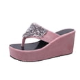 thumbnail image 2 of Chanclas Sandalias y zapatillas de plataforma con zapatillas casuales de tacón inclinado Wmkox8yii  hj789, 2 of 4