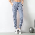 thumbnail image 1 of Pantalones deportivos adelgazantes plisados para fitness, pantalones holgados hasta el tobillo para mujer, pantalones para correr, pantalones casuales de secado rápido, pantalones Harlan delgados, 1 of 6