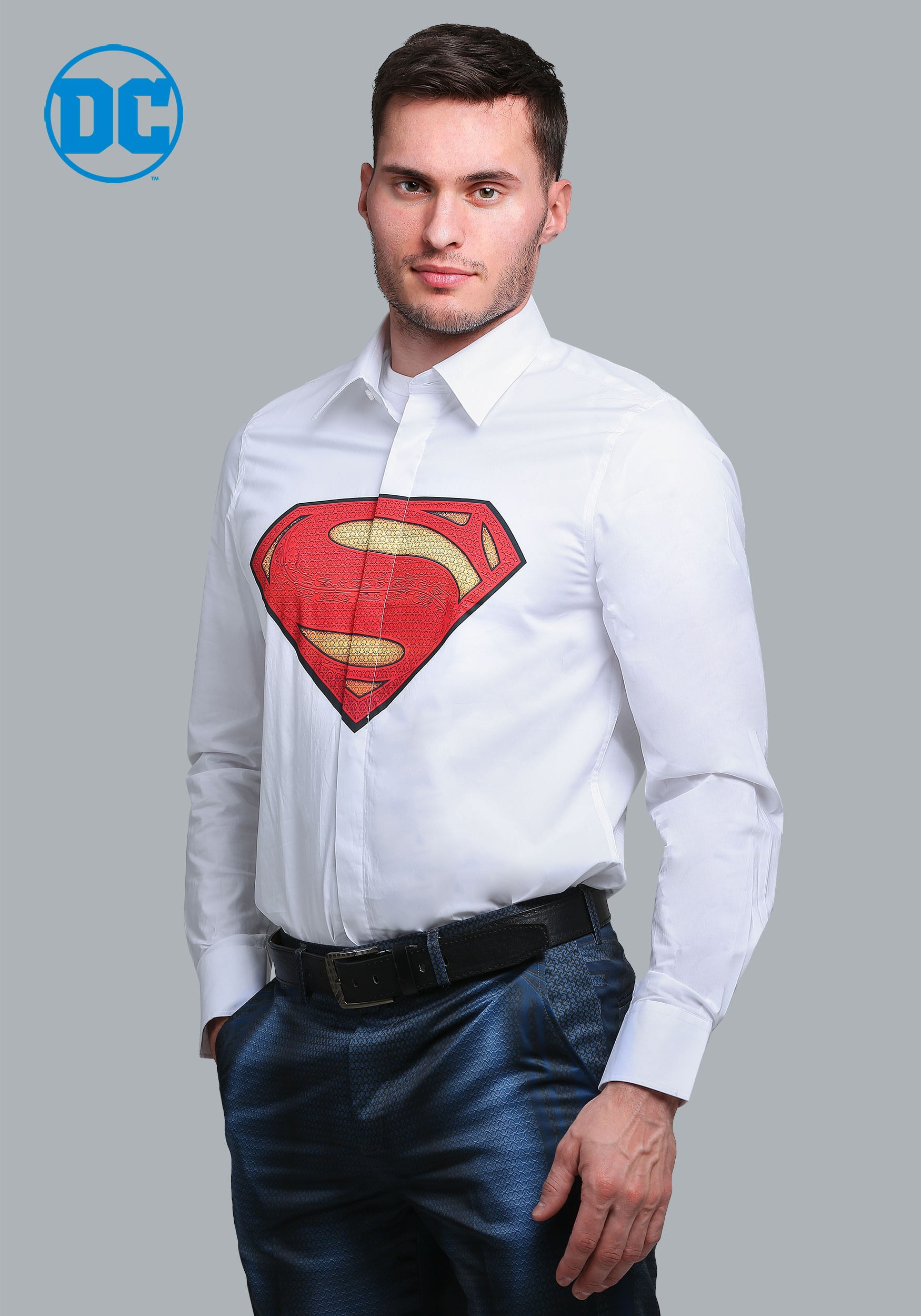 slim fit superman t shirt