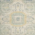 thumbnail image 3 of SAFAVIEH Windsor Daquan Traditional Area Rug, Blue/Lime, 4' x 6', 3 of 4