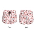 thumbnail image 4 of Disketp Hand Drawn Hearts Print Women's Shorts Workout Shorts for Athletic Gym Running Shorts with Phone Pockets, 4 of 8