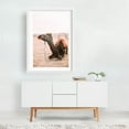 thumbnail image 2 of Morocco Dromedary Camel - Agafay Marrakesh-Safi Morocco Photography Desert Wildlife Animal Pastoral Scenic White Framed Wall Art Print 12 x 18 inches, 2 of 3