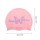 thumbnail image 4 of Gorra de natación impermeable de mariposa de silicona única 1 Pc Rosa Azul, 4 of 5