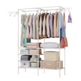 thumbnail image 1 of Perchero de Piso Multifuncional | Organizador de Ropa | Closet Armable | Rack con Ganchos Resistente | Armario para Dormitorio | Acero Inoxidable, 1 of 7
