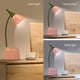 thumbnail image 2 of Lámpara De Mesa De Flores Lámpara De Mesa Led Luz De Noche De Pájaro De Flor Rosa Usb Recargable Flexible Cuello De Ganso Iluminación Cambiable Interruptor Táctil De Luminancia Kearding HA013751-00, 2 of 5