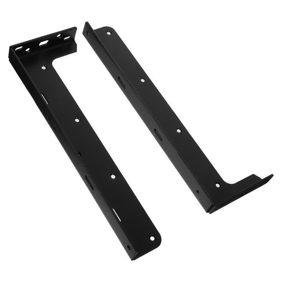 HEATSHAKING Wall Shelf Brackets 2Pcs Cold Rolled Steel For Shelves In Home Renovation