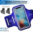 thumbnail image 2 of TRIBE Running Phone Armband Holder for iPhone 11, 11 Pro, 11 Pro Max, X, Xs, Xs Max, Xr, 8, 7, 6, Plus Sizes, Galaxy S20 ultra, S20, S10, S9, Plus Sizes and More. Adjustable Elastic Band, 2 of 6