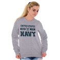 thumbnail image 4 of United States Navy Logo Since 1775 Unisex Plus Size Sweatshirt Brisco Brands 2X, 4 of 5