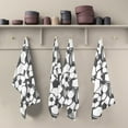 thumbnail image 4 of Kitchen Towels Black White Football Pattern Cleaning Towel Absorbent Hand Towels Tea Towels for Home Restaurant Dish Clean 28" x 18", 4PCS, 4 of 6