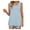 Blue, variant on Aoochasliy Tank Tops for Women Clothes Women Causal Solid Color Blouse Sling Vest Round Neck Sleeveless T-Shirt Summer Tank Tunic Tops With Side Button