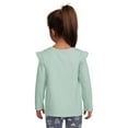 thumbnail image 3 of Garanimals Toddler Girl Ruffled Long Sleeve Graphic T-Shirt, Sizes 18M-2T, 3 of 5