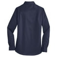thumbnail image 6 of Yellow Rooster Women's Long Sleeve SuperPro Twill Shirt True Navy M, 6 of 6