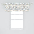 thumbnail image 2 of Ambesonne Colorful Window Valance, Minimalist Dragonflies, 54" X 18", Multicolor, 2 of 3