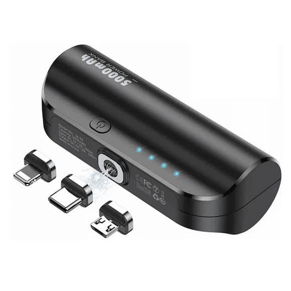 Power Bank Mini Magnético 5000mah negro