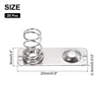 thumbnail image 2 of Unique Bargains 15 Pcs Battery Metal Spring Contact Plate 21mm x 9mm Negative Positive Bipolar Conversion Nickeling Plate, 2 of 6