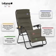 thumbnail image 2 of Lafuma LFM3123-7057 Futura Air Comfort XL Series Outdoor Relaxation Chair, Taupe, 2 of 6