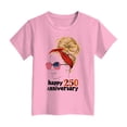 thumbnail image 5 of felwors American Star Flag Girls 4th of July Shirt USA Patriotic Kids Sequin T-Shirt, 5 of 5