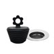 thumbnail image 4 of Tapón de bañera universal Yuxing de silicona color negro, 4 of 5