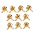 thumbnail image 6 of Houderco 10Pcs Golden Florist Ribbon Pull Bows For Event Planners Wedding And Christmas 11.8x7.9x3.9in, 6 of 8