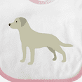 thumbnail image 4 of Inktastic Labrador Boys or Girls Baby Bib, 4 of 4