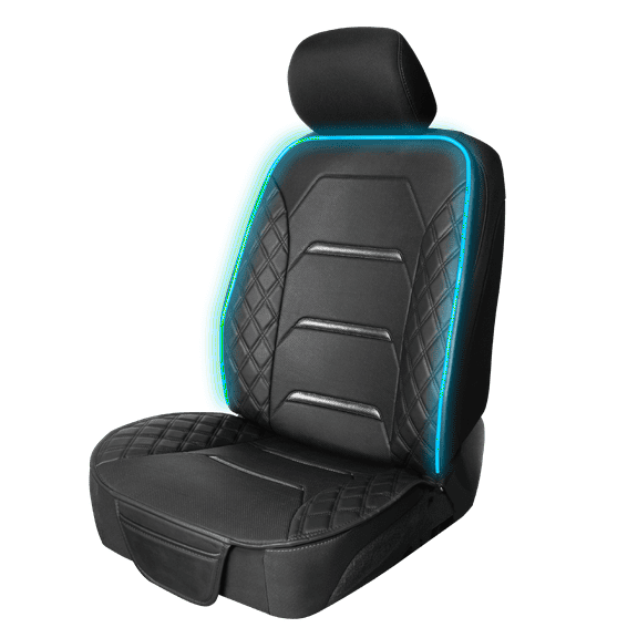 Motor Trend LED Car Seat Cover Car Lights Up Seat Cover Multi Color Seat Protector Seat Cover for Cars SUV Truck Automotive Interior Lights Seat Cover