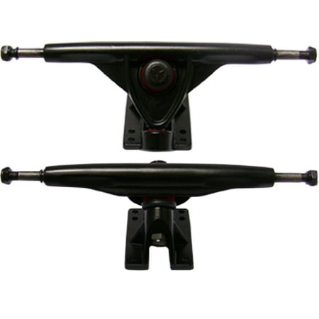 LONGBOARD TRUCKS 180mm REVERSE KINGPIN Black (Pair) Skateboard