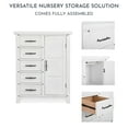 thumbnail image 4 of Evolur Andorra Chifferobe, Designed for Storage, Solid and Sturdy Build, Weathered White, 4 of 17