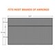 thumbnail image 4 of EXCELFU Toldo para RV con cremallera de 9 x 14 pies (apto para toldo de 15 pies), toldo para RV con cremallera, para autocaravana, remolque, camper, toldo de malla negra, protector solar, bloqueador U, 4 of 5