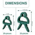 thumbnail image 2 of PinesC Plant Support Clips 1 and 1-3/4 Spring Steel Wire Vine Tomato, 2 of 5