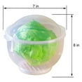 thumbnail image 4 of Lettuce KeeperTM - Lettuce Crisper Salad Keeper Container Keeps your Salads and Vegetables Crisp and Fresh- 7" X 8" (brown) (1) (1), 4 of 7