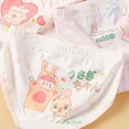 thumbnail image 5 of newwalpole Girls Cotton Underwear Soft Boy Shorts Kids Boxer Briefs Panties(Pack of 4) White for Size M, 5 of 5