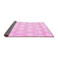 thumbnail image 2 of Ahgly Company Indoor Rectangle Abstract Pink Contemporary Area Rugs, 7' x 9', 2 of 4
