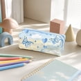 thumbnail image 3 of PYURTEP Pencil Case, Watercolor Butterfly & Heart Print Pencil Pouch, Large Capacity Soft Cloth Zipper Pouch for School Office, 3 of 4