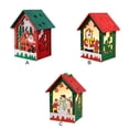 thumbnail image 2 of Injueey Adorno de casa LED de Navidad, cabina de iluminación exquisita, colgante luminoso en miniatura hecho a mano brillante, decoraciones para Kits de decoración para fiestas Anciano Injueey HA068044-01, 2 of 6