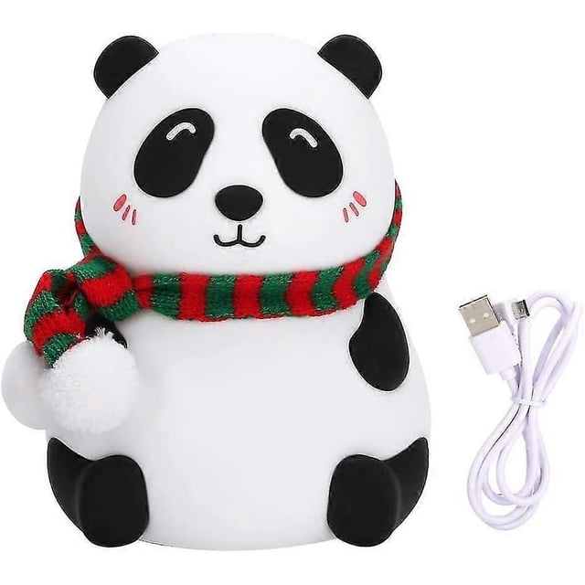 Panda Silicone Lamp National Treasure Panda Night Light Led Colorful Atmosphere Light Night Light For Kids Baby Room