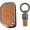 2 Button Brown, variant on Compatible Key Fob Cover for Jeep Grand Cherokee Dodge Charger Challenger Durango Journey Dart Chrysler 300 Key Case Holder Protector Metal Keychain