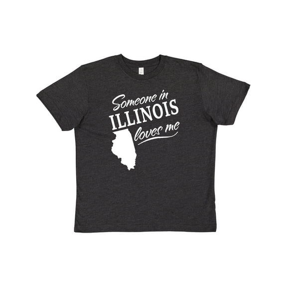 Inktastic Someone in Illinois Loves Me Youth T-Shirt