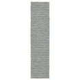 thumbnail image 6 of SAFAVIEH Montauk Bayram Chevron Cotton Runner Rug, Ivory/Dark Grey, 2'3" x 9', 6 of 8