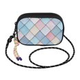 thumbnail image 2 of FORMRS Mini Crossbody Bag for Women Adjustable Rope Shoulder Casual Phone Purse, Beige Art Pattern, 2 of 7