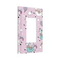 thumbnail image 2 of Kll Llama Unicorn And Rainbow Wall Plate,Gloss Finish,Standard Size 1 - 5" X 3", Polycarbonate Thermoplastic,Electric Receptacle Plug Covers, 2 of 8