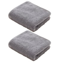 Bath Towels Cotton Towel Set for Bathroom, Hotel, Gym, Spa, Soft Extra Absorbent Quick Dry,Light gray,Light gray，G40365