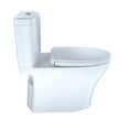 thumbnail image 5 of TOTO Aquia IV 1G 2-Piece Dual Flush Toilet, WASHLET+ Ready, Cotton White, SKU: MS446124CUMFG#01, 5 of 7