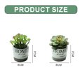 thumbnail image 2 of 2 uds simulación suculentas bonsái adornos creativos plantas artificiales en maceta flores falsas plantas verdes, 2 of 6