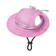 thumbnail image 1 of Sombrero decorativo para mascotas, adorable sombrero protector solar para cachorros con agujeros para las orejas., 1 of 6
