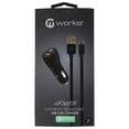 thumbnail image 4 of mWorks mPower Car Charger With Micro USB Cable Sync Cable Pack - Black, 4 of 4