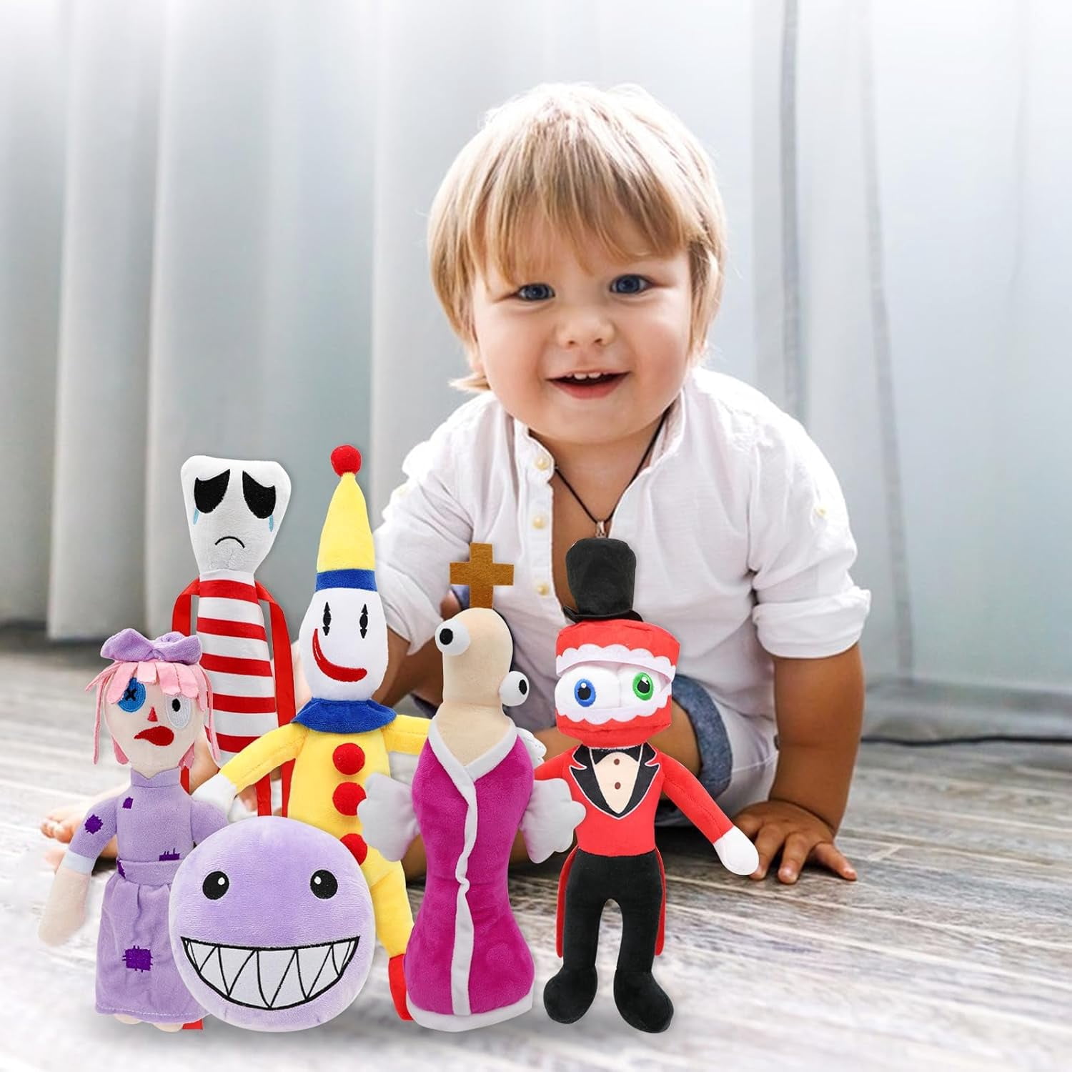 The Amazing Digital Circus Plush,7.8" Abstraction Plushies Toy Gift, Cute Stuffed Figure Doll for Kids and Adults, Birthday Halloween Christmas Choice for Boys Girls