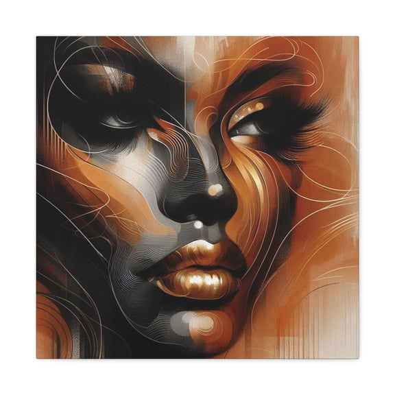 Orange Passion - Canvas Gallery Wrap, Ready to Hang! Wall Decor Home Ethnic